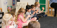 children following the intenational primary curriculum