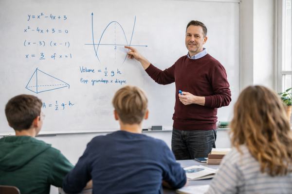 Voorbeeldlesje wiskunde